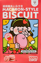 Carica l'immagine nel visualizzatore di Gallery, Macarons fragole con popping candy Tokimeki 100g
