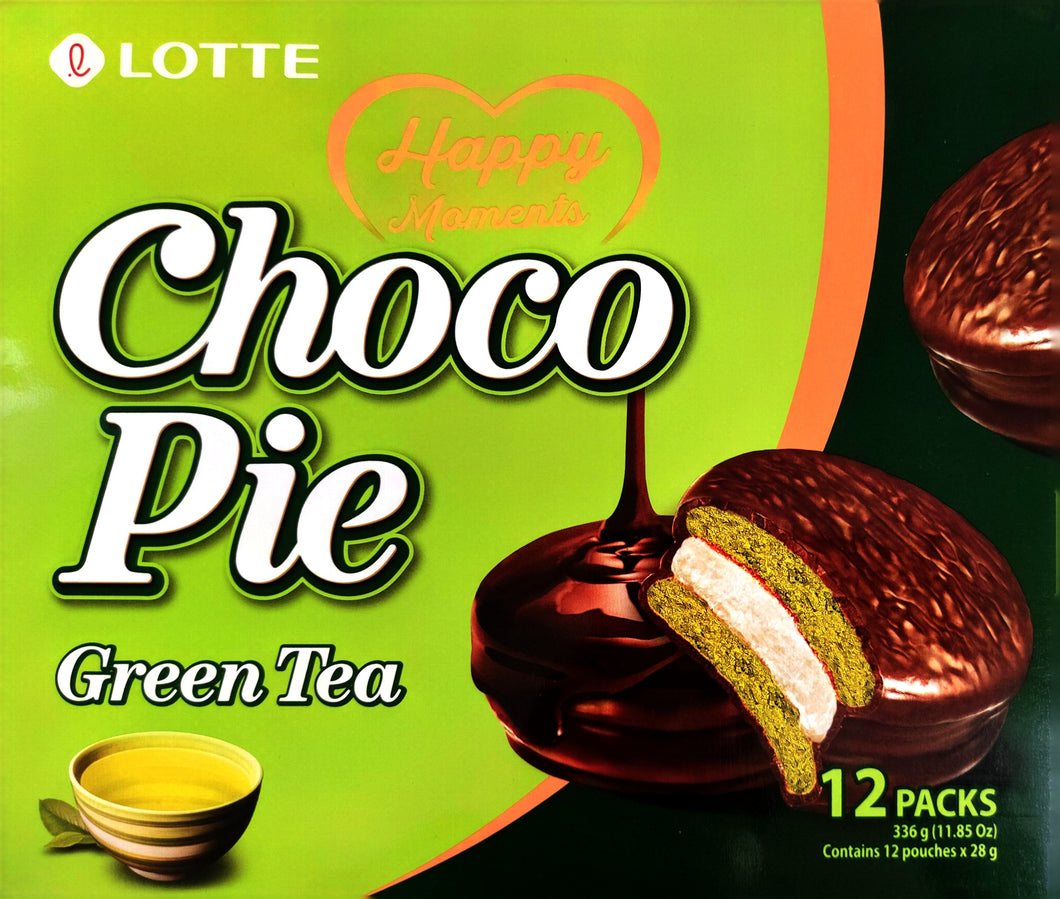 Chocopie tortino tè verde e cioccolato