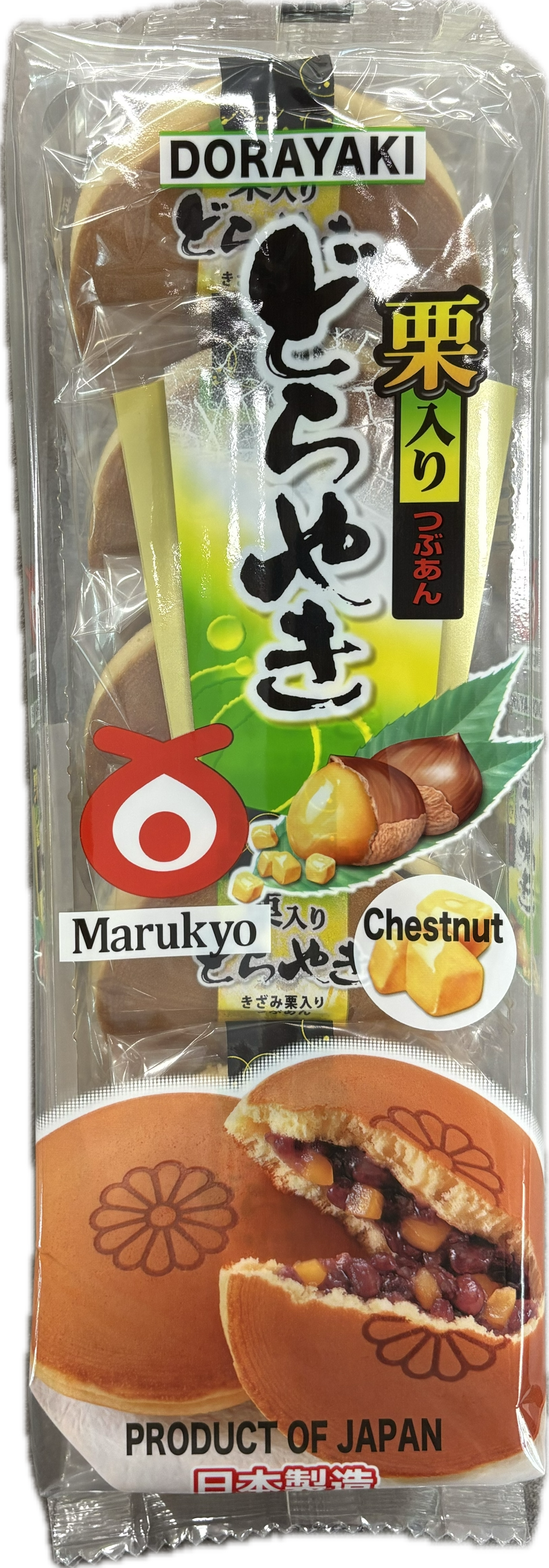 Dorayaki alle castagne e fagioli rossi 320g (5 pezzi)
