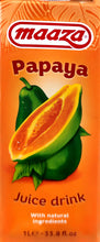 Carica l&#39;immagine nel visualizzatore di Gallery, Maaza succo di papaya 1L
