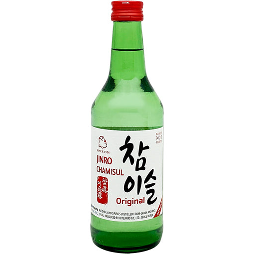 Soju Jinro Chamisul original alc. 20.1%  350 ml