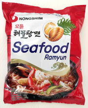 将图片加载到图库查看器，Seafood Nongshim ramen istantanei
