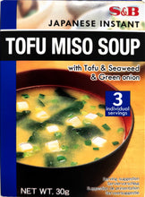 将图片加载到图库查看器，Miso &amp; tofu in bustine istantanee per zuppa
